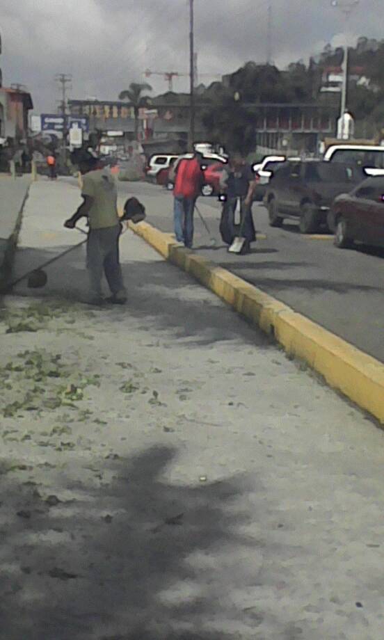 Servicios Públicos de Los Salias realiza trabajos de desmalezamiento y mantenimiento en bulevar Las Minas (1)