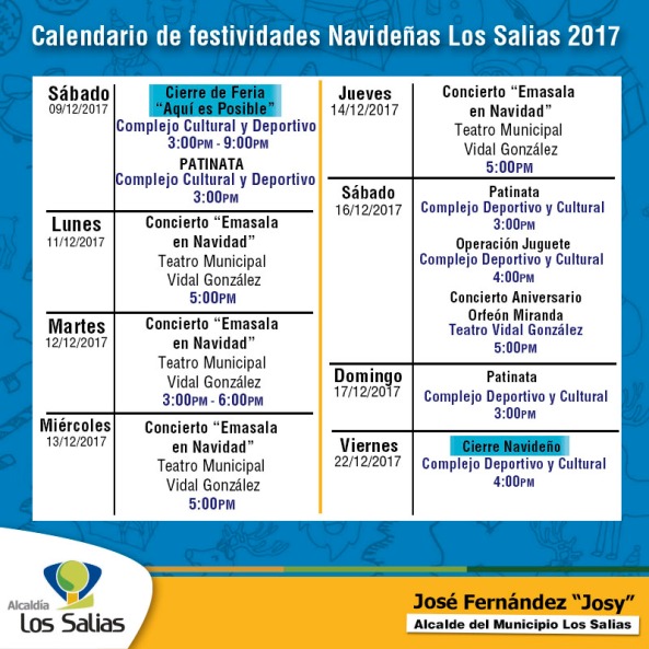 Alcaldía Los Salias programa actividades especiales para el mes de diciembre (1)
